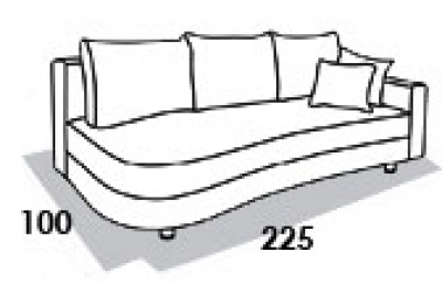 Диван «Майами», фабрика 8 Марта